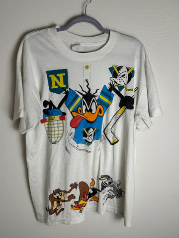 Vintage Mighty Ducks Looney Tunes Large Shirt