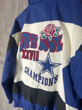 Vintage Apex one Super Bowl XXVII Champions Cowboys Windbreaker Jacket Medium