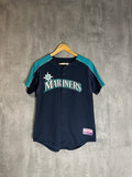 Vintage Seattle Mariners Majestic Authentic Jersey - Navy