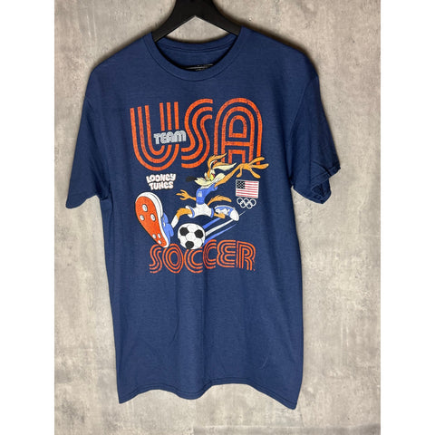 Team USA Looney Tunes Soccer Size Large Shirt NWT