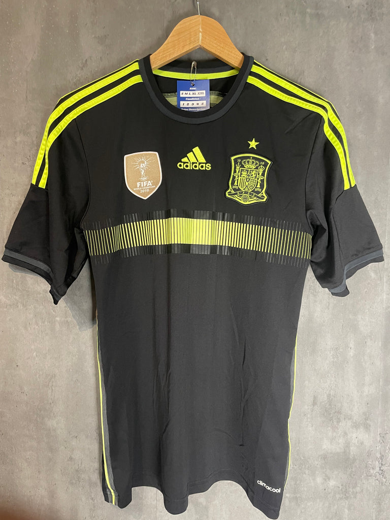 Spain FIFA 2010 World Cup Champions Soccer Men's Black Jersey