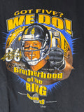 Pittsburgh Steelers Hines Ward Brotherhood of the ring XL shirt
