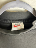 Vintage Y2K Nike Embroidered Swoosh Mock Turtleneck Black Long Sleeve Mens 2XL