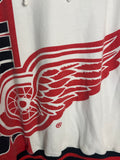 Vintage Red Wings NHL AOP Nutmeg Hoodie Medium