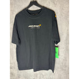McLaren Formula 1 Crop Style Heavy Cotton Shirt back AOP Shirt Medium NWT