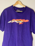 Supreme Wind Tee Purple Orange Large