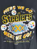 Vintage 96' Here we go Steelers Super bowl Champions Shirt
