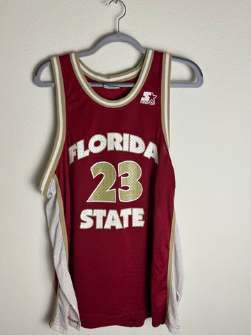Vintage Starter Florida State NCAA Basketball 23 Jersey Large