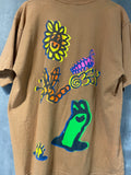 Obey Brown Caterpillar Large Shirt