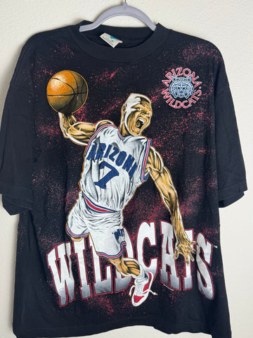 Vintage Arizona Wildcats Rare Basketball AOP Shirt