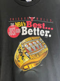 Chicago Bulls The Best just got better 96 Champs Ring Vintage Shirt XL