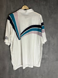 Vintage Mark Scot Collection Polo - White/Multi (XL)