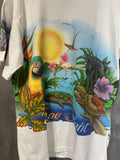Vintage 90s “Day to Night” All Over Print Tee