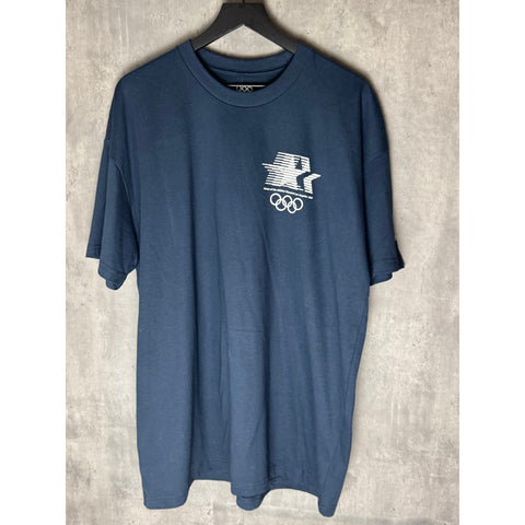 Olympics 1984 Los Angeles Navy Blue Official Product Mens Shirt Large NWT