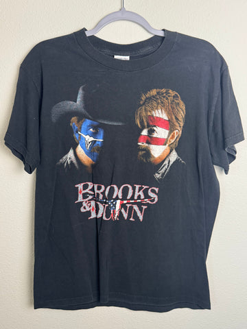 90's Brooks and Dunn Neon Circus Shirt Medium