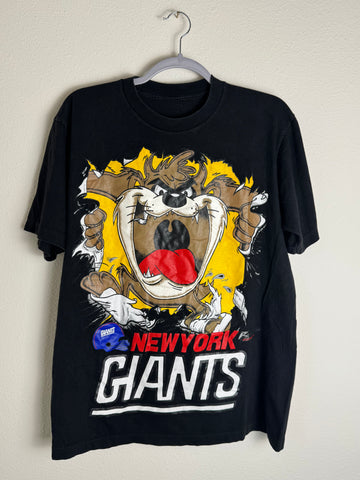 Vintage New York Giants NFL Taz AOP Shirt Large