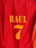 Vintage Spain 2002/2004 Raul 7 Home ORIGINAL Adidas VTG Rare Soccer Jersey