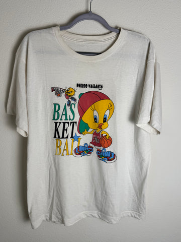 Vintage Tweety Basketball Puerto Vallarta MX Shirt