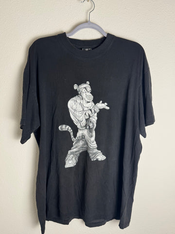 Vintage Y2K Gangsta Tiger XXL Shirt