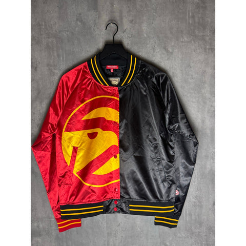 Atlanta Hawks Mitchell & Ness Hardwood Classics Satin Women's Satin Jacket Med