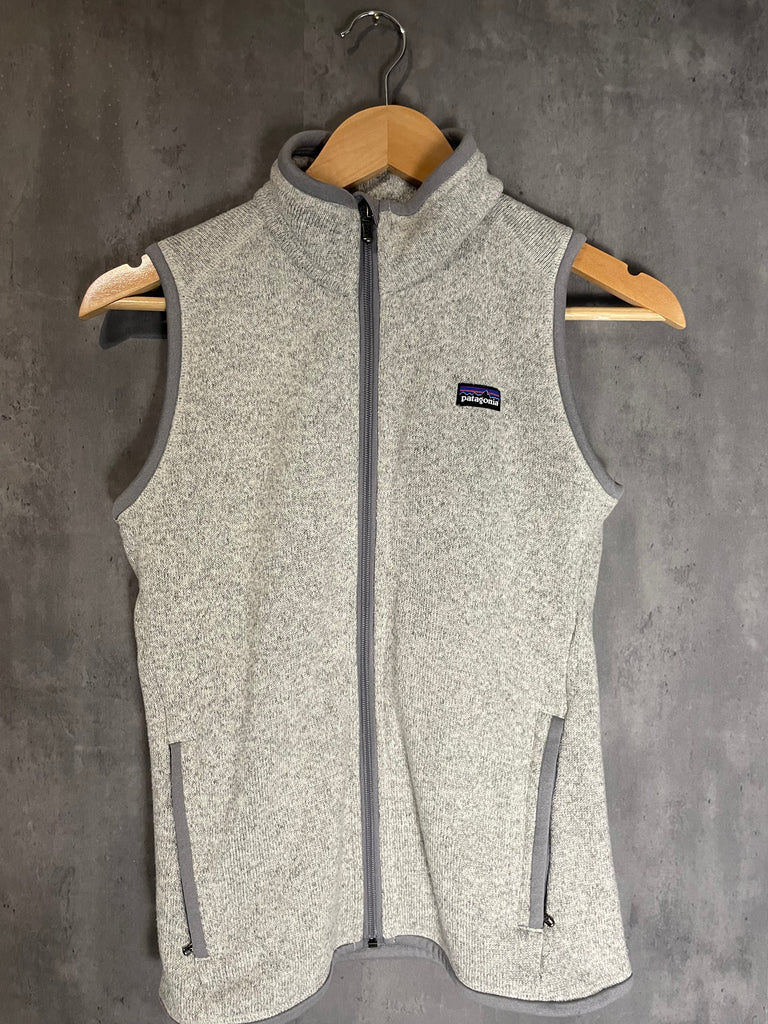 Patagonia Grey Vest Womens  Full ZIp Better Sweater XS