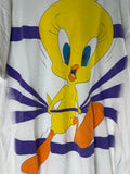 Vintage 1993 Tweety Bird Double-Sided Tee - Looney Tunes All Over Print