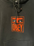 Obey Box Logo with eyes Black Hoodie