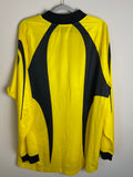 Vintage 90s Adidas Climacool Soccer Jersey Goalkeeper Yellow Lava Lamp Large