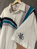 Vintage Mark Scot Collection Polo - White/Multi (XL)