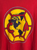 Vintage Club America Soccer AOP Red Shirt XL