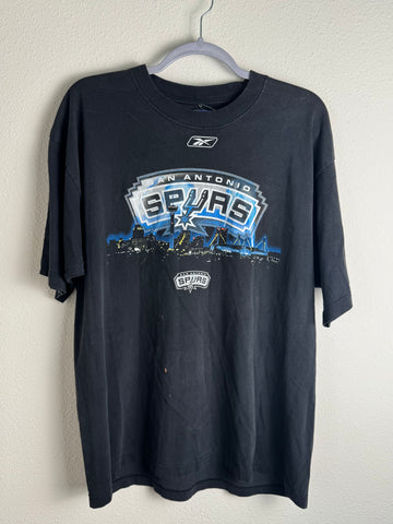 San Antonio Spurs NBA Reebok Vintage SA Skyline