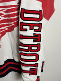 Vintage Red Wings NHL AOP Nutmeg Hoodie Medium