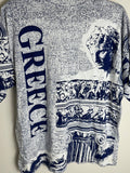 Vintage Greece Architectural AOP Shirt L