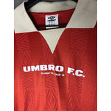 Umbro FC Men's Short Sleeve Collard Firl Whirl Football Shirt Polo