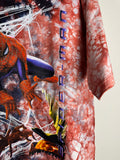 Vintage Spiderman Movie Promo Red Tie-Dye Large Shirt