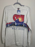 90's SM Wolf creek Colorado AOP Shirt Large