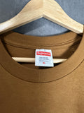 Supreme New York Skyline Logo Tee - Brown (XL)