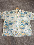 Kahala Hawaiian Islands Button Up Shirt XXXL