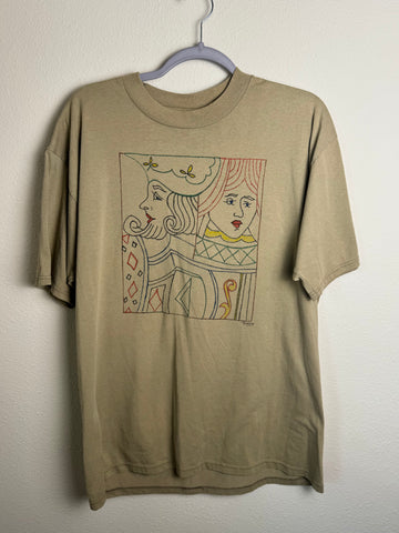90's King and Queen Art Shirt XL