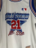 Full Send All-Star Basketball Jersey - White/Blue (L)