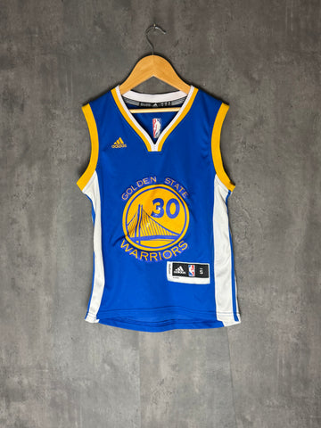 Adidas NBA Golden State Warriors Jersey Stephen Curry #30 Youth Kids Size Small