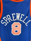 Latrell Sprewell New York Knicks Nike Jersey Swingman Blue Black NBA Large