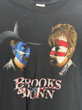 90's Brooks and Dunn Neon Circus Shirt Medium