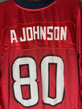 Houston Texans Jersey Andre Johnson Reebok On-Field Football Red Men’s XL