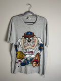 Vintage Taz Atlanta Braves AOP XL Anvil Shirt