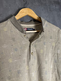Vintage Chaps Ralph Lauren Textured Henley - Khaki (XL)