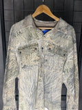Magellan Hunt Gear Shirt Mens L Realtree Edge Camouflage Button Up Long Sleeve