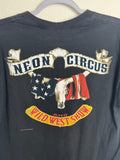 90's Brooks and Dunn Neon Circus Shirt Medium