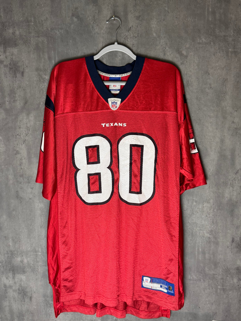 Houston Texans Jersey Andre Johnson Reebok On-Field Football Red Men’s XL