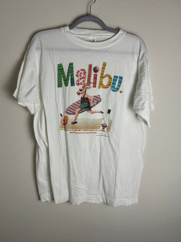 Vintage Malibu Rum Promo Tee Shirt Large
